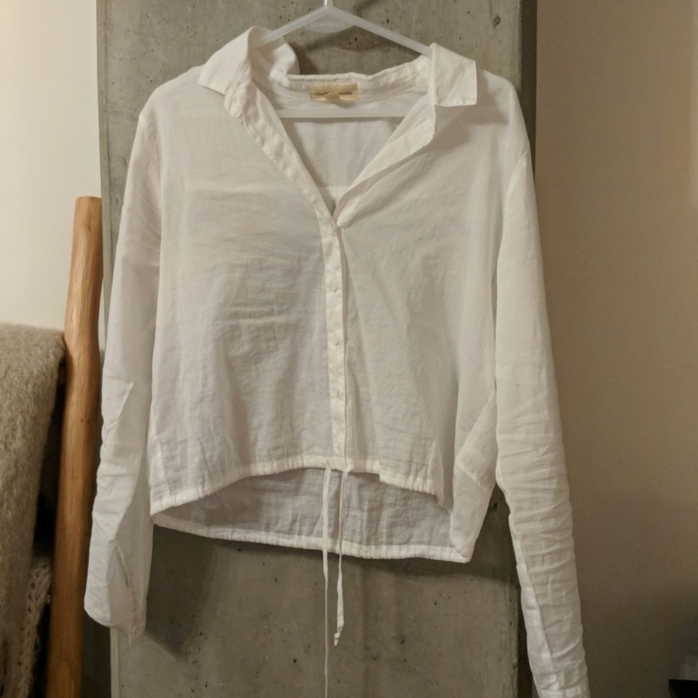 Anthropologie button up blouse